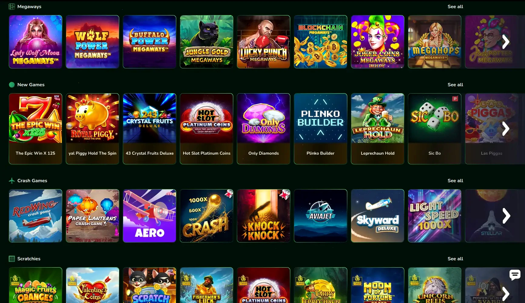 Pino Casino spelaanbod en bonussen